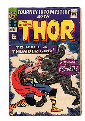 Buy JOURNEY INTO MYSTERY #118  (THOR) 1st Destroyer (Kirby)  1965  VG Condition • 44.99£