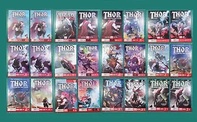 Buy Thor God Of Thunder #1, 3, 7, 9, 10-19, 21-24 (2012) NM Lot Of 24 Marvel Gorr • 238.99£