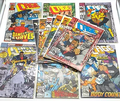 Buy CAGE Hero For Hire Lot Of 12 Issues #1 2 3 4 5 7 8 9 10 11 16 18 Marvel Comics • 15.80£