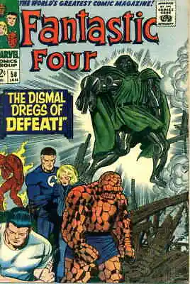 Buy Fantastic Four (Vol. 1) #58 VG; Marvel | Low Grade - Doctor Doom Stan Lee Jack K • 50.67£