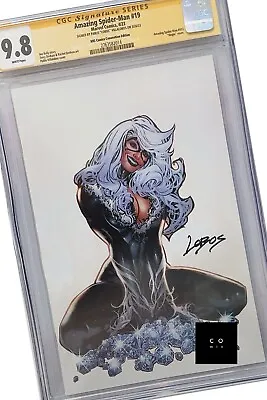 Buy Amazing Spider-Man #19 CGC 9.8 SS WonderCon Virgin VAR SIGNED Lobos Black Cat 🔥 • 149.99£