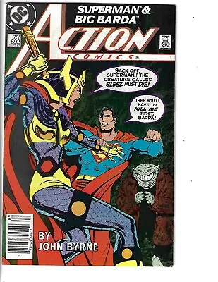 Buy Action Comics 592 And 593 DC Bronze Age Comic Book With John Byrne Art • 15.80£