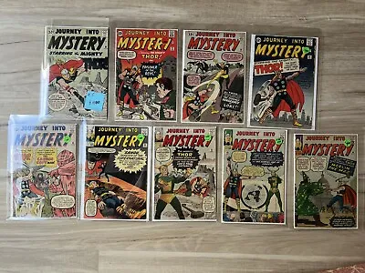 Buy Journey Into Mystery 86 87 88 89 90 91 92 94 96 G To VG/FN 1962 1963 9 Book Lot • 1,527.88£