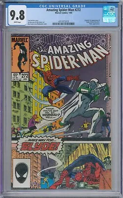 Buy Amazing Spider-Man 272 CGC Graded 9.8 NM/MT 1st Slyde Marvel Comics 1986 • 79.91£