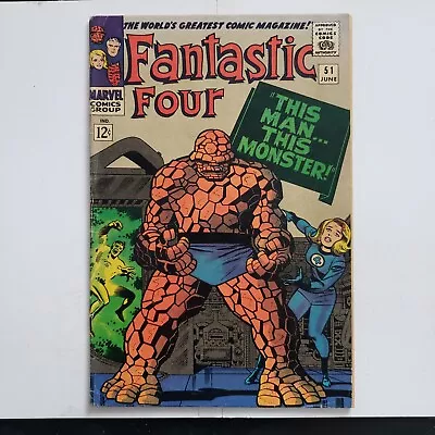 Buy Fantastic Four #51 Vol. 1 (1966) 1966 Marvel Comics  First App Negative Zone • 109.89£