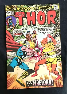 Buy Free P & P; Thor #246, Apr 1976:  The Fury Of Firelord!  • 4.99£