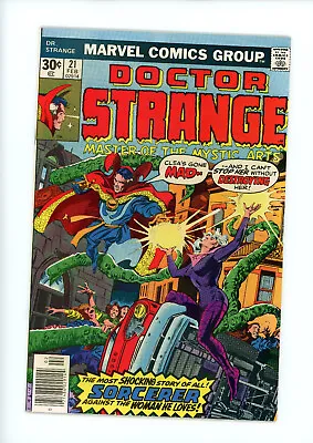 Buy 1977 Marvel Comics Doctor Strange Master Of The Mystic Arts #21 Clea High Grade • 14.31£