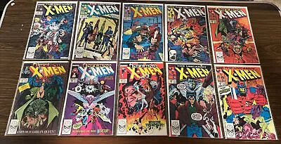 Buy Marvel Comics Uncanny X-Men 235-238, 240-243, 245-246, 10 Issue Lot, SC633 • 32.16£