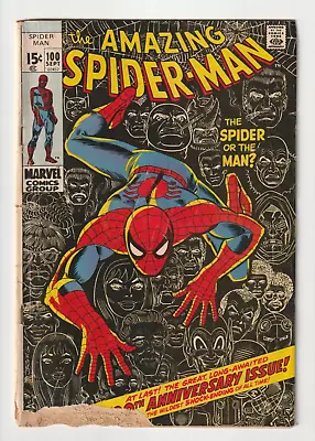 Buy Amazing Spider-Man #100 (Marvel Comics 1971) Anniversary Milestone Gwen Stacy • 39.53£
