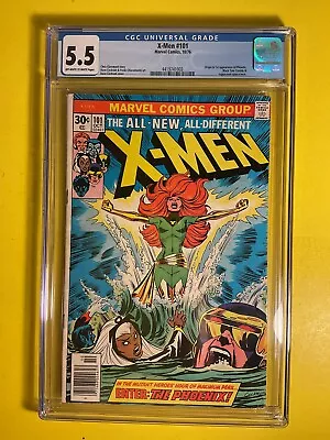 Buy X-Men #101 Origin And 1st Appearance Of Phoenix CGC 5.5 Newsstand Marvel 1976. • 295.70£