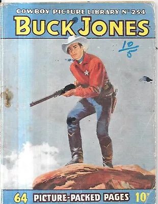 Buy Vintage Cowboy Picture Library Paperback No 254 Buck Jones March 1958 • 0.99£