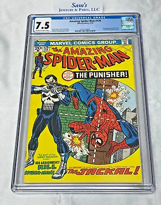 Buy Amazing Spider-Man #129 CGC 7.5 OWWP ==1974== 1st Punisher (Frank Castle) • 1,604.14£