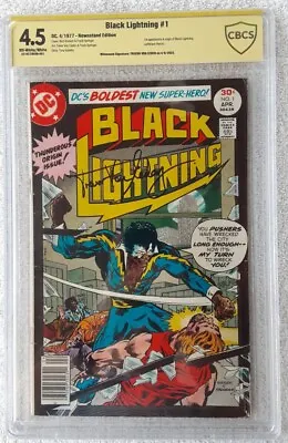 Buy Black Lightning #1 (DC, 4/77) CBCS 4.5 VG+ (1st App. BLACK LIGHTING)  Signature  • 198.37£