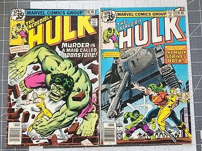 Buy Incredible Hulk #228 And 229 (Marvel, 1978) 1st Appearance Of Moonstone VG/FN • 11.98£