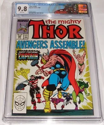 Buy The Mighty Thor 390 CGC 9.8 1st Time Captain America Lifts Thor's Hammer • 197.08£