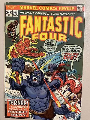 Buy FANTASTIC FOUR #145 (1974) Captian Marvel Value Stamp • 8.04£