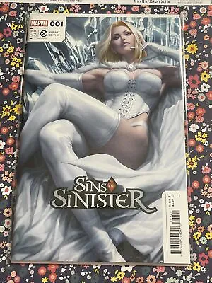 Buy Sins Of Sinister 1 Emma Frost White Queen Stanley Artgerm Lau Variant Cover 2023 • 16.04£