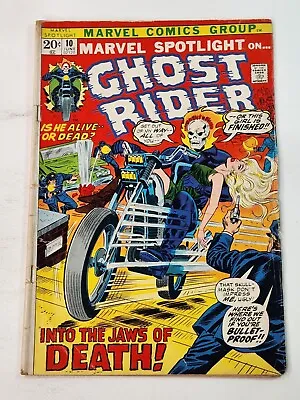 Buy Marvel Spotlight 10 Ghost Rider 1st App Witch Woman Lina Littletrees 1973 • 44.18£
