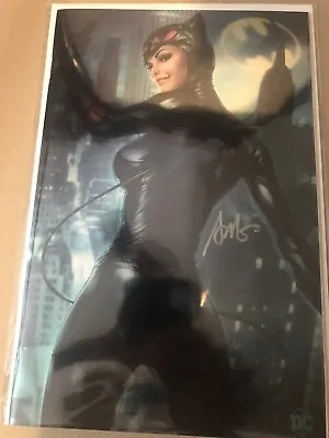 Buy (Signed) Catwoman Uncovered #1 Artgerm Virgin Foil Cover (DC 2023) • 59.58£