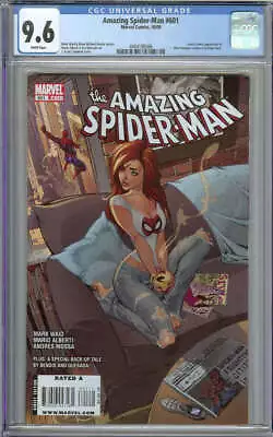 Buy Amazing Spider-man #601 Cgc 9.6 White Pages // J. Scott Campbell Mj Cover • 246.25£