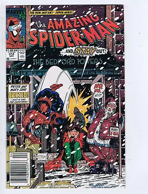 Buy Amazing Spider-Man #314 Marvel 1989 Down And Out In Forest Hills,Christmas Cover • 15.04£