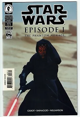 Buy Star Wars Episode 1 Phantom Menace #3 - Dark Horse 1999 [Photo Cover] • 8.49£