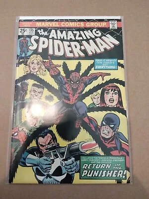Buy 🕸️🕷️ MARVEL COMICS - Amazing Spider-Man #135 (PUNISHER) 🕷️🕸️ • 95£