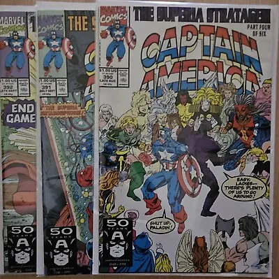 Buy CAPTAIN AMERICA #390, 391 And 392 (Marvel, 1968) VF • 12.63£