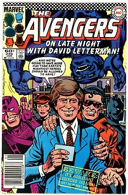 Buy Avengers (1963) #239 F/VF 7.0 Dave Letterman Cover And Story Appearance • 3.99£