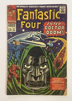 Buy Fantastic Four #57. Dec 1966. Marvel. Vg-. Silver Surfer! Inhumans! Doctor Doom! • 50£