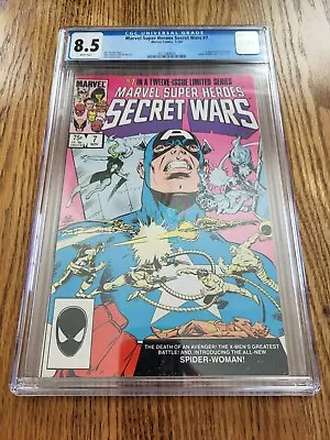 Buy Marvel Comics Super Heroes Secret Wars #7 - 8.5 CGC Universal Grade - White Page • 38.65£
