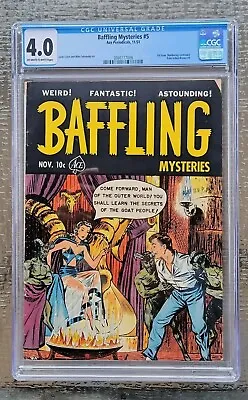 Buy ACE BAFFLING MYSTERIES #5 (#1) Pre Code Horror 1951, CGC 4.0 GGA Classic  • 299.82£