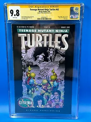 Buy Teenage Mutant Ninja Turtles #62 - Mirage Studios - CGC SS 9.8 - Sig Jim Lawson • 806.41£