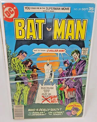 Buy Batman #291 Mr Freeze 3rd Appearance *1977* 5.0 • 31.66£