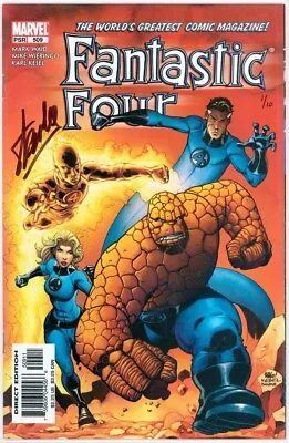 Buy Fantastic Four #509 Dynamic Forces Signed Stan Lee Df Coa #1 /10 Marvel Comics • 289.95£