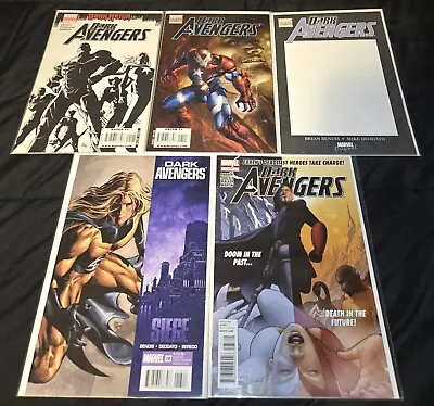 Buy (lot Of 5) Dark Avengers #1 3rd Print & Djurdjevic & Blank Variants & #13 & #177 • 40.17£