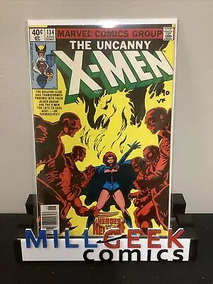 Buy Uncanny X-Men #134 (1980) VF (8.0) 1st App Jean Grey As Dark Phoenix, Newsstand • 71.48£