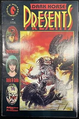 Buy DARK HORSE COMICS PRESENTS #36 1990 1st Battle Of Aliens Vs Predator Variant VFN • 10.99£
