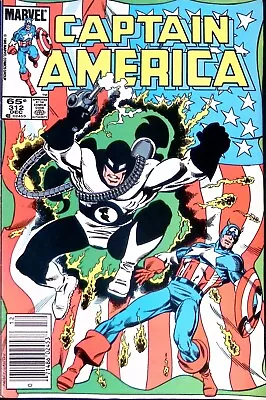 Buy Captain America #312 - 1st Appearance Of Flag Smasher - Newsstand • 4.80£