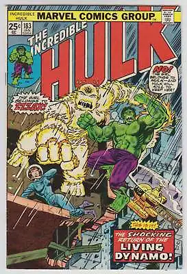 Buy L6389: Incredible Hulk #183, Vol 1, F VF Condition • 19.47£