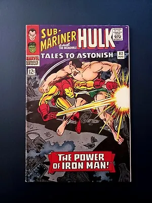 Buy Tales To Astonish HULK 82 1966 Power Of Iron Man Sub-mariner Silver Marvel Comic • 61.96£