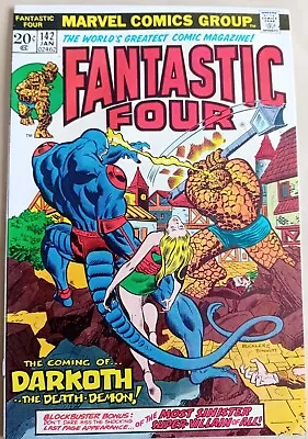 Buy Fantastic Four #142 - VG/FN (5.0) - Marvel 1974 - 20 Cents Copy - Buckler Art • 3.99£