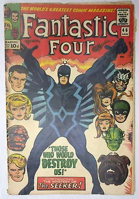 Buy Fantastic Four #46 1st Appearance Of Black Bolt Marvel Comics (1966) • 44.95£