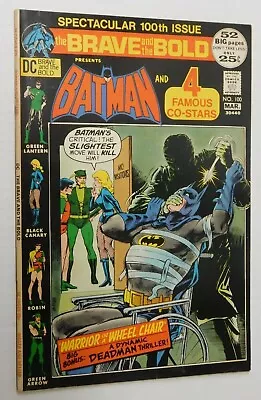 Buy BRAVE AND THE BOLD #100 - Batman, Deadman - DC 1972 FN Vintage Comic • 19.79£