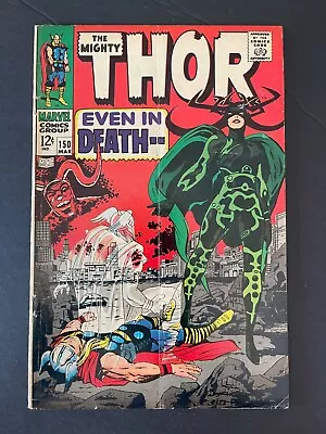 Buy Thor #150 - Even In Death.. (Marvel, 1962) VG/F • 29.81£