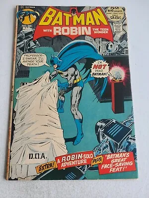 Buy Batman #240 3rd Ra's Al Ghul & 1st Dr. Moon ,DC 1972 Comic Book. F/VF 7.0 • 33.37£