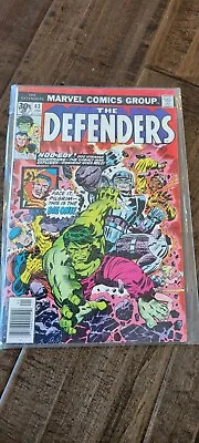 Buy 1976 Marvel January The Defenders Hulk Captain America Bronze Age Comic Book 43 • 16.08£