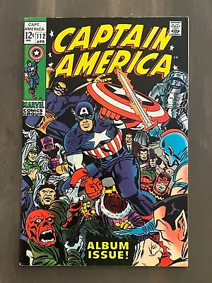 Buy 💥 Captain America V 1 # 112 1969 Origin Album Issue Silver Age Jack Kirby 💥 • 24.06£