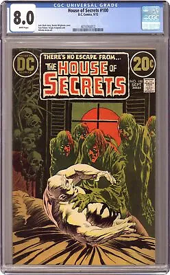Buy House Of Secrets #100 CGC 8.0 1972 4074743012 • 114.31£