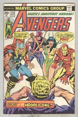 Buy Avengers #133 March 1975 VG Origin Of The Kree • 4.74£